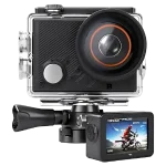 Action-Kamera mit Display für Motorradtouren